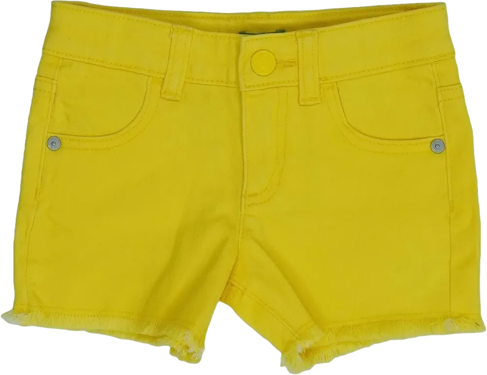 Sárga Benetton Rövidnadrág EU 98 / UK 3 év / US 3T