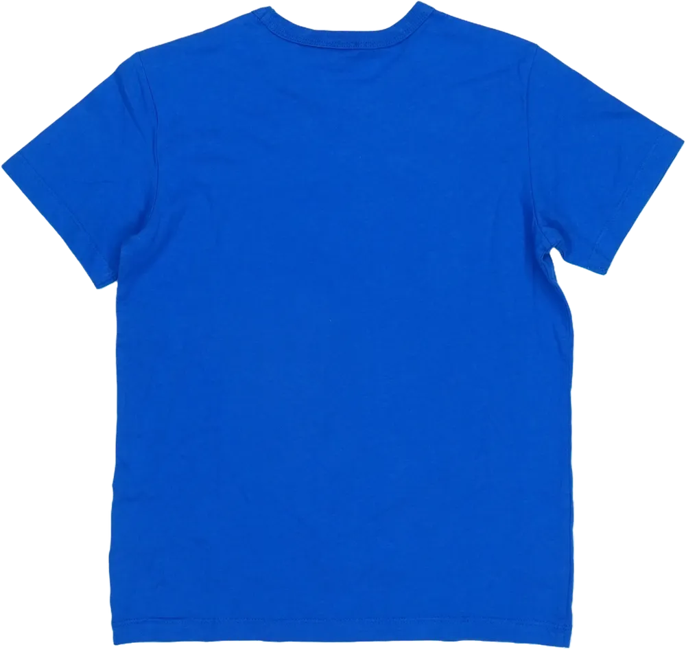 Kék Benetton Póló EU 140 / UK 10 év / US 10 év/L