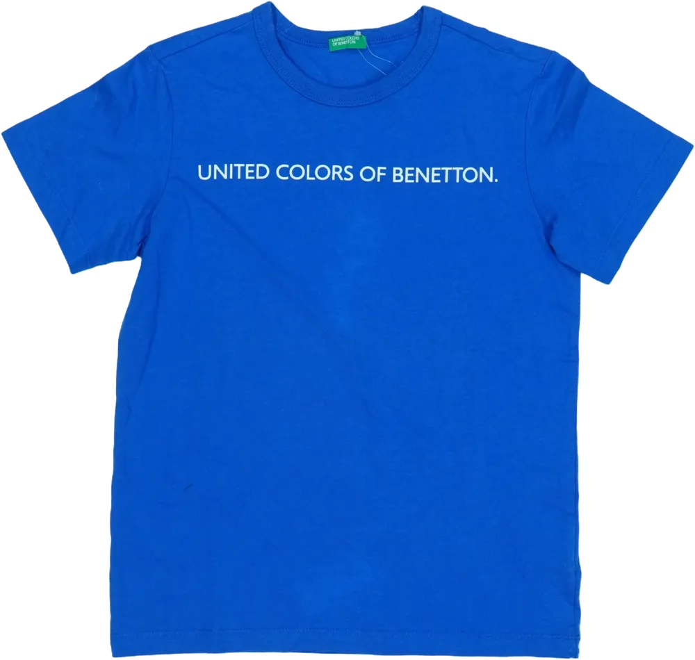 Kék Benetton Póló EU 140 / UK 10 év / US 10 év/L
