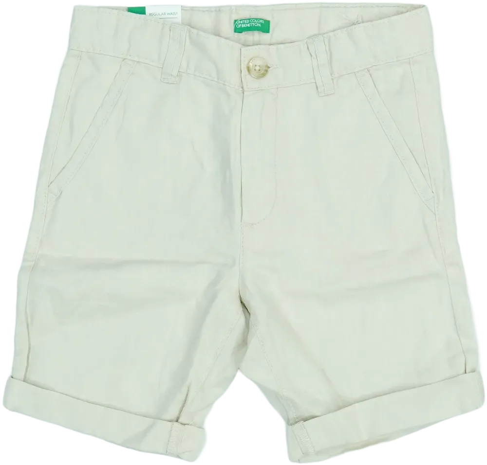 Barna Benetton Rövidnadrág EU 122 / UK 7 év / US 7 év/M