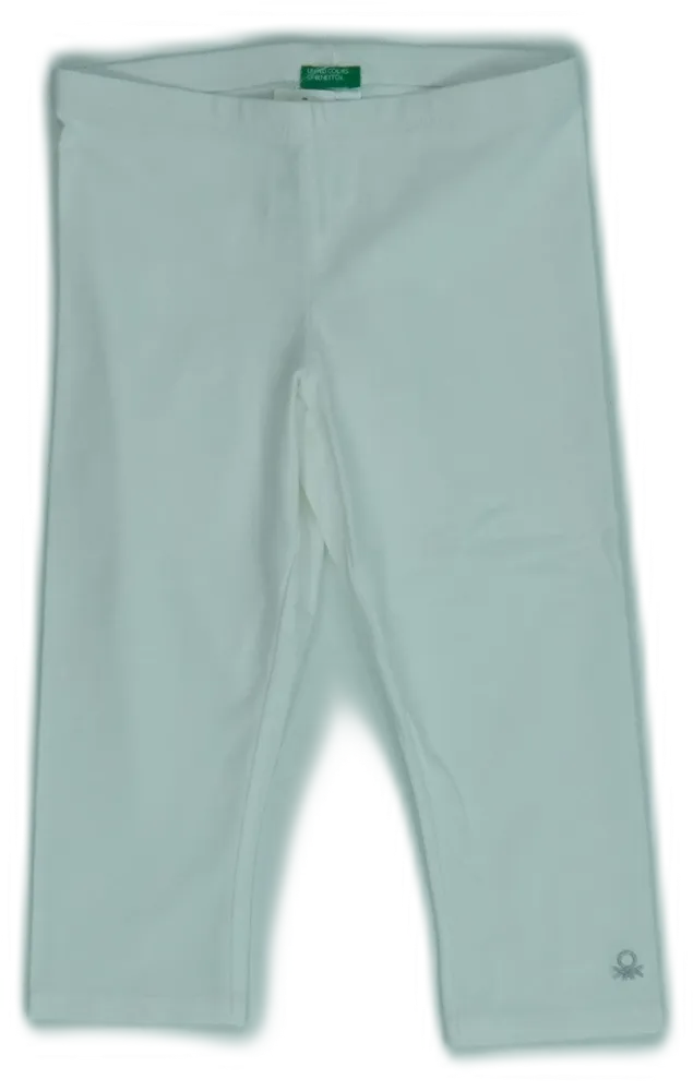 Fehér Benetton Leggings EU 134 / UK 9 év / US 9 év/L