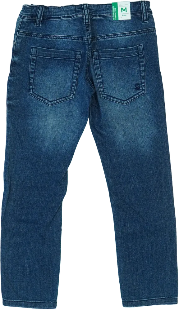 Kék Benetton Farmernadrág EU 128 / UK 8 év / US 8 év/M
