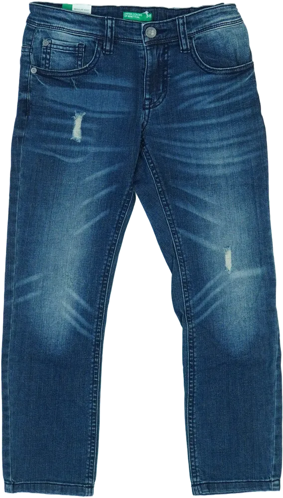 Kék Benetton Farmernadrág EU 128 / UK 8 év / US 8 év/M