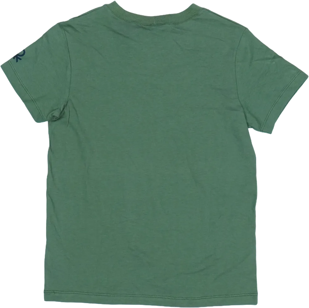 Zöld Benetton Póló EU 140 / UK 10 év / US 10 év/L