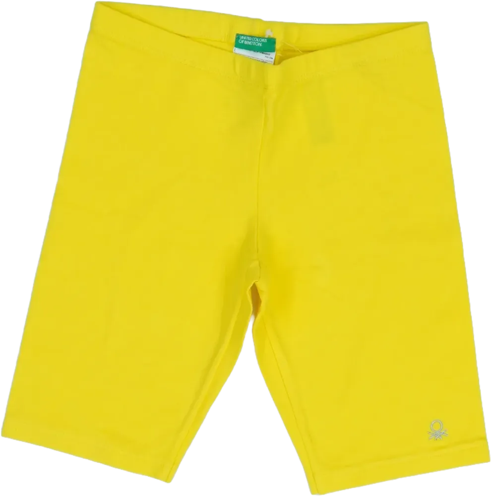 Sárga Benetton Rövidnadrág EU 134 / UK 9 év / US 9 év/L