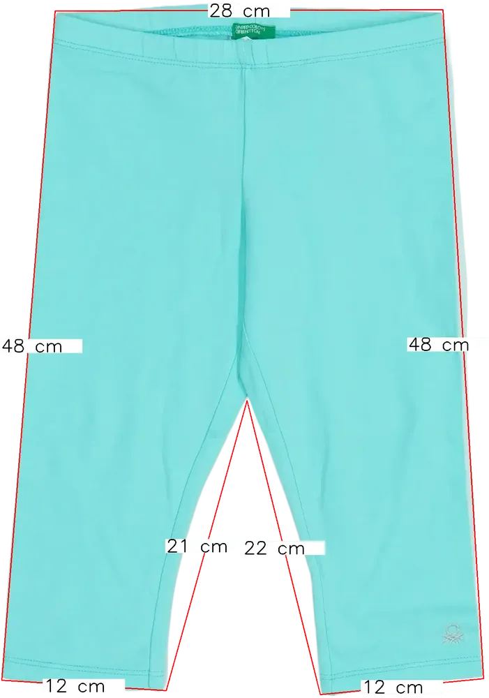 Kék Benetton Leggings EU 128 / UK 8 év / US 8 év/M