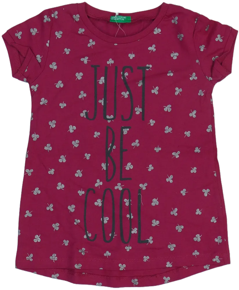 Rózsaszín Benetton Póló EU 92 / UK 2 év / US 2T