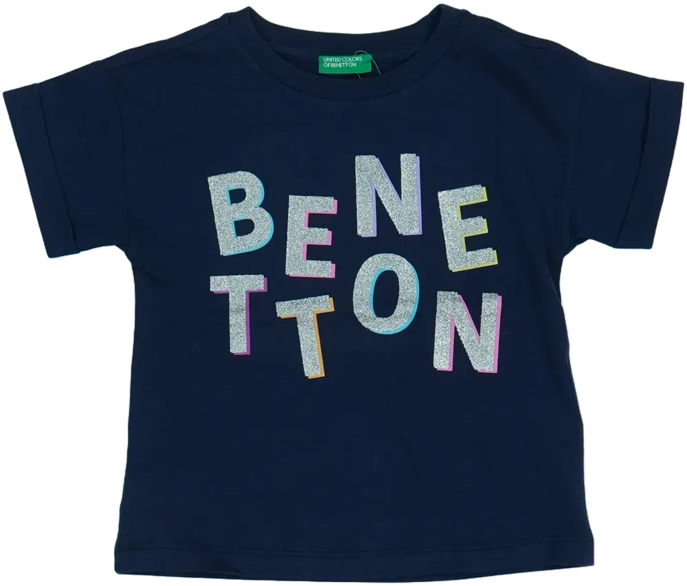 Kék Benetton Póló EU 86 / UK 12-18 hónap / US 18 hónap