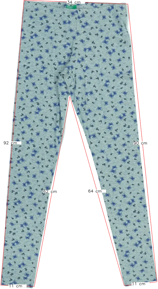 Szürke Benetton Leggings EU 164 / UK 14 év / US 14 év/XL