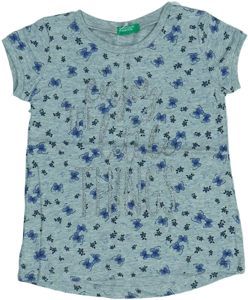 Szürke Benetton Póló EU 86 / UK 12-18 hónap / US 18 hónap