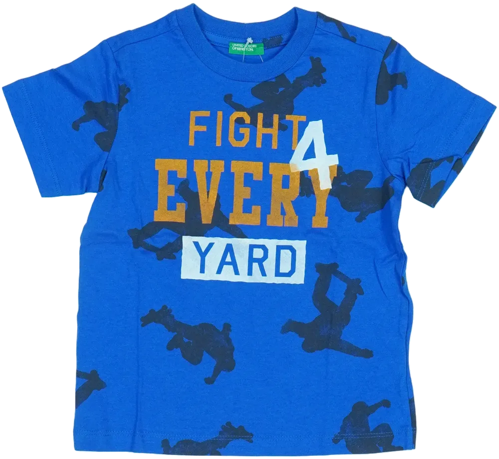 Kék Benetton Póló EU 104 / UK 4 év / US 4T/XS