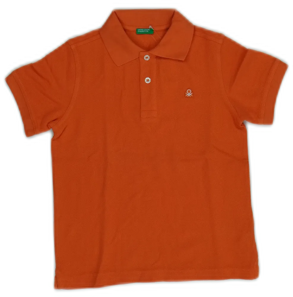 Sárga (narancs) Benetton Galléros póló EU 128 / UK 8 év / US 8 év/M