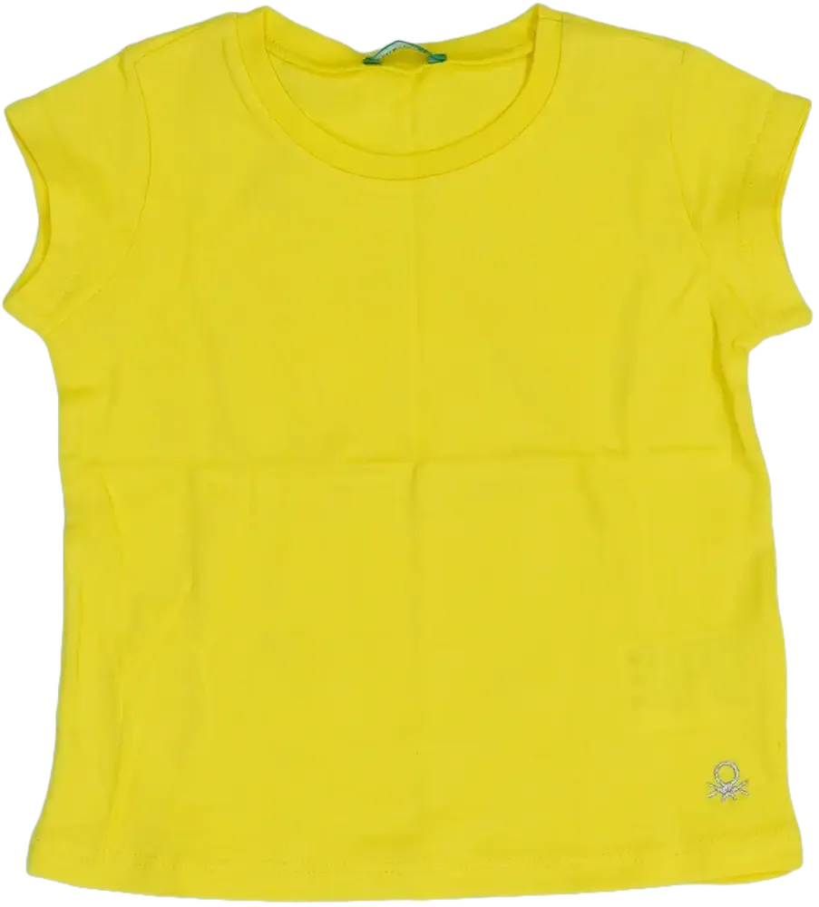 Sárga Benetton Póló EU 86 / UK 12-18 hónap / US 18 hónap