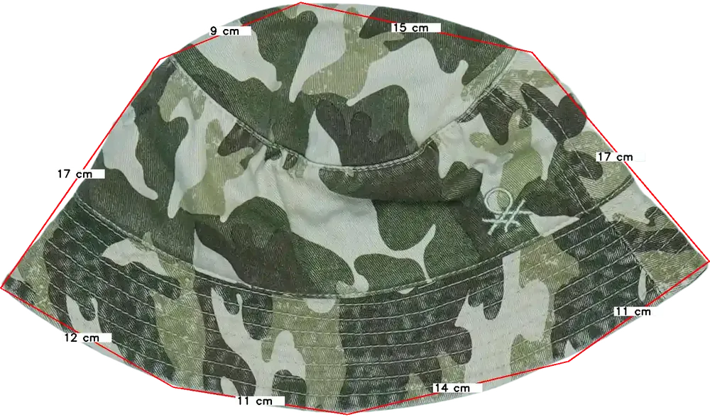 Terepszínű Benetton Kalap EU 92 / UK 2 év / US 2T