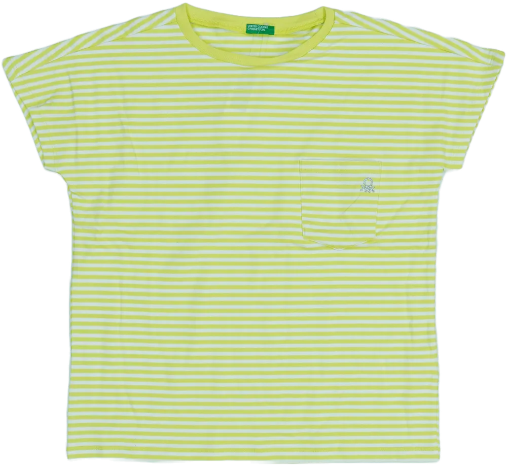 Kék Benetton Póló EU 146 / UK 11 év / US 12 év/L