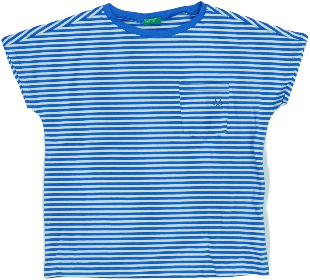 Kék Benetton Póló EU 134 / UK 9 év / US 9 év/L