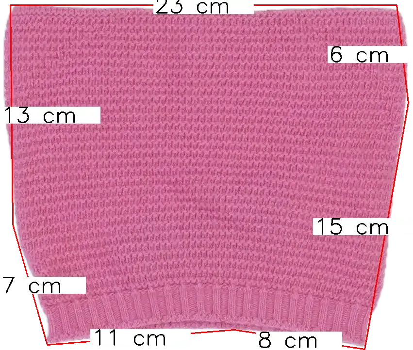 Rózsaszín Benetton Sapka EU 104 / UK 4 év / US 4T/XS