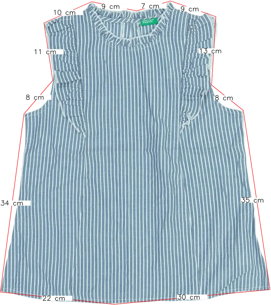 Szürke Benetton Tunika EU 152 / UK 12 év / US 12 év/L