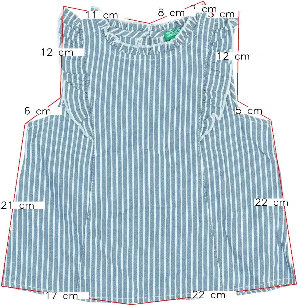 Szürke Benetton Ruha EU 92 / UK 2 év / US 2T