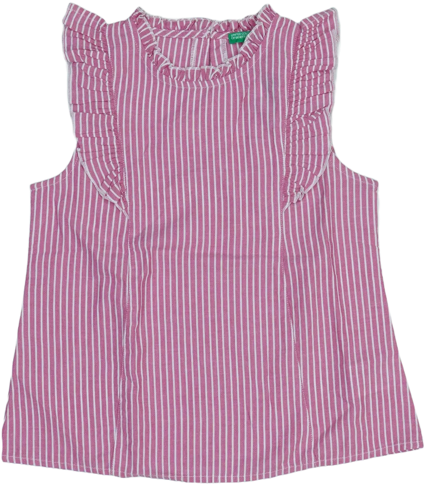 Rózsaszín Benetton Blúz EU 128 / UK 8 év / US 8 év/M