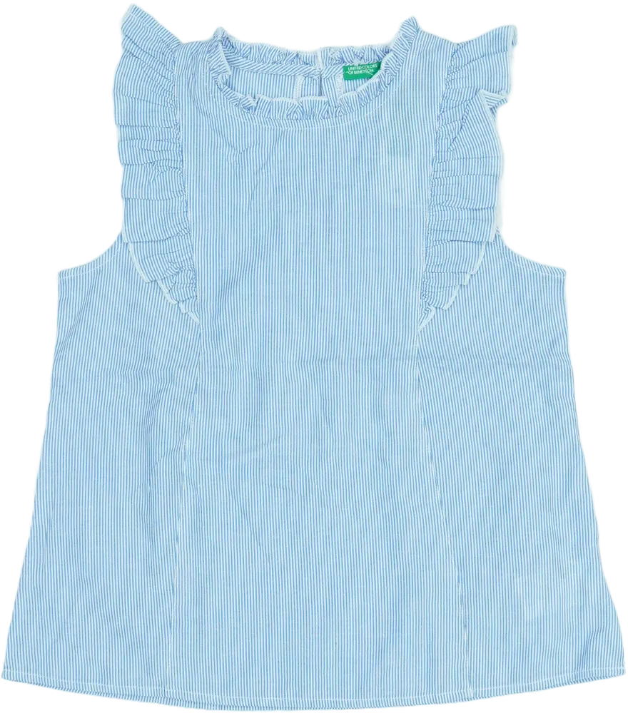 Kék Benetton Blúz EU 140 / UK 10 év / US 10 év/L