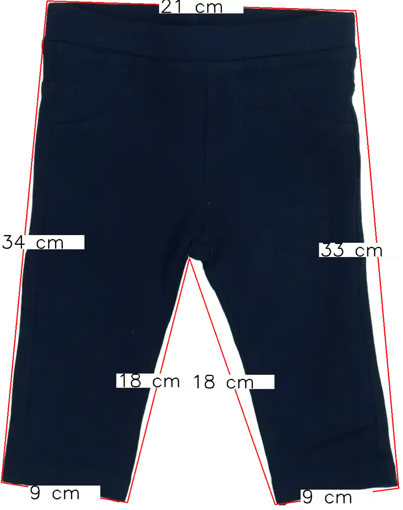 Kék Benetton Leggings EU 74 / UK 6-9 hónap / US 6-9 hónap