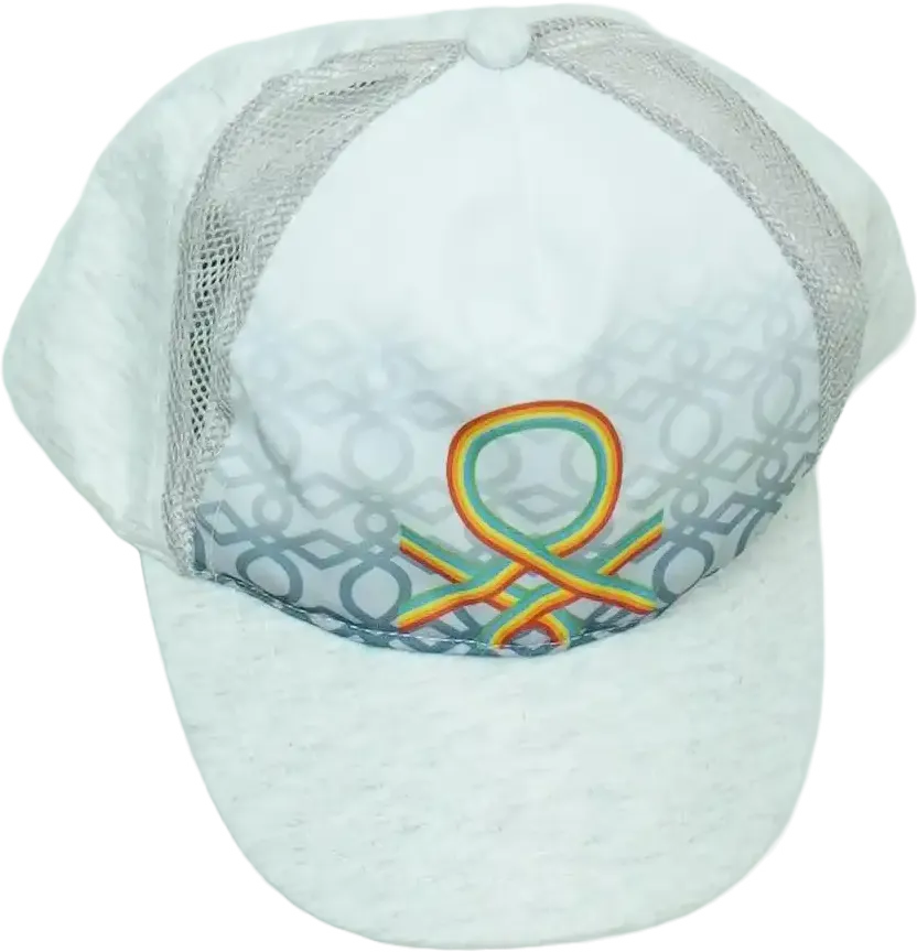 Szürke Benetton Baseball sapka EU 128 / UK 8 év / US 8 év/M
