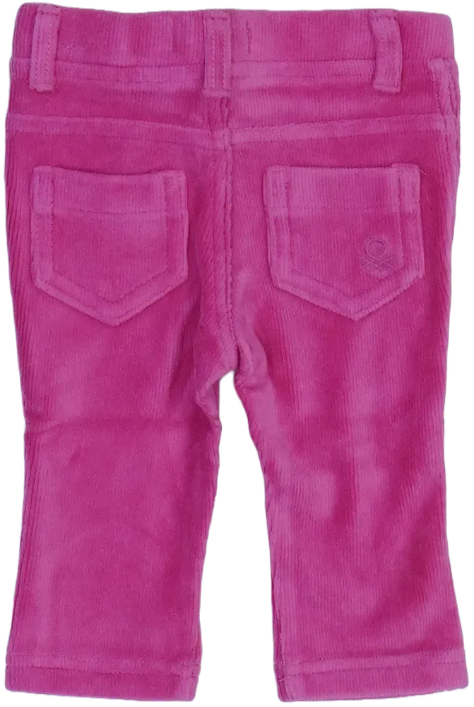 Rózsaszín Benetton Baby nadrág EU 68 / UK 3-6 hónap / US 3-6 hónap