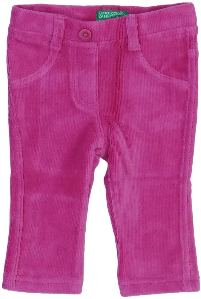 Rózsaszín Benetton Baby nadrág EU 68 / UK 3-6 hónap / US 3-6 hónap