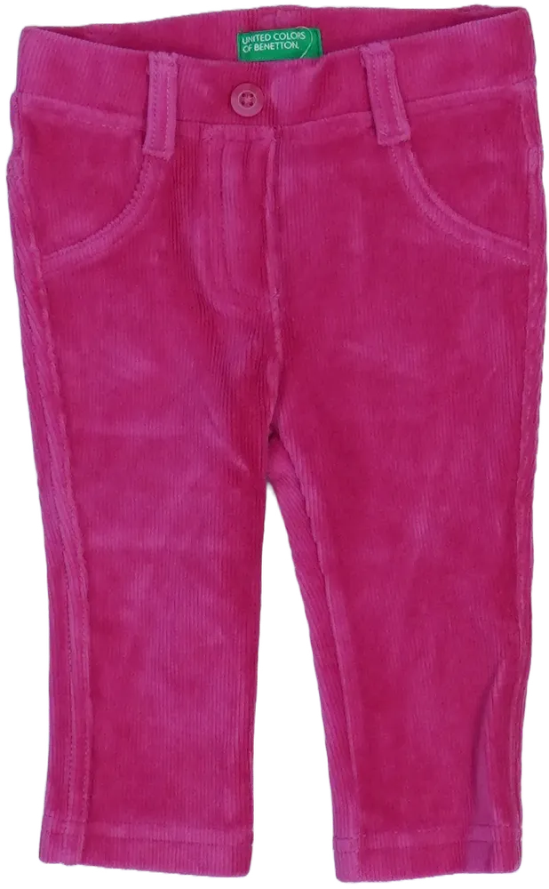 Rózsaszín Benetton Hosszúnadrág EU 68 / UK 3-6 hónap / US 3-6 hónap