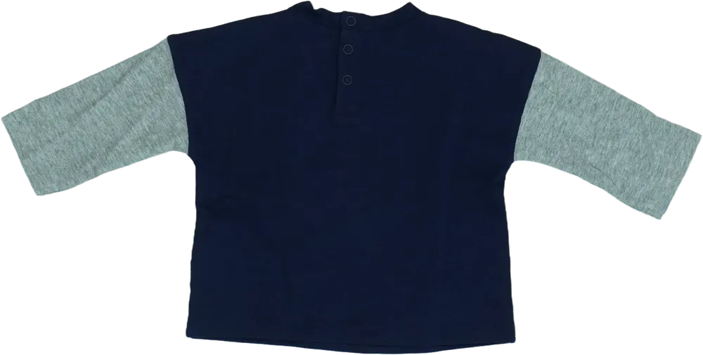 Kék Benetton Hosszú ujjú felső EU 86 / UK 12-18 hónap / US 18 hónap