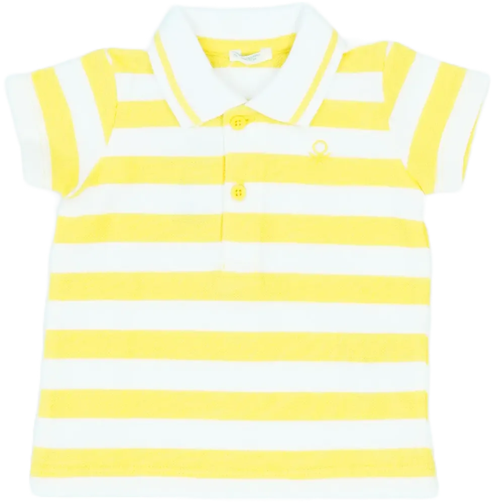 Fehér Benetton Galléros póló EU 74 / UK 6-9 hónap / US 6-9 hónap