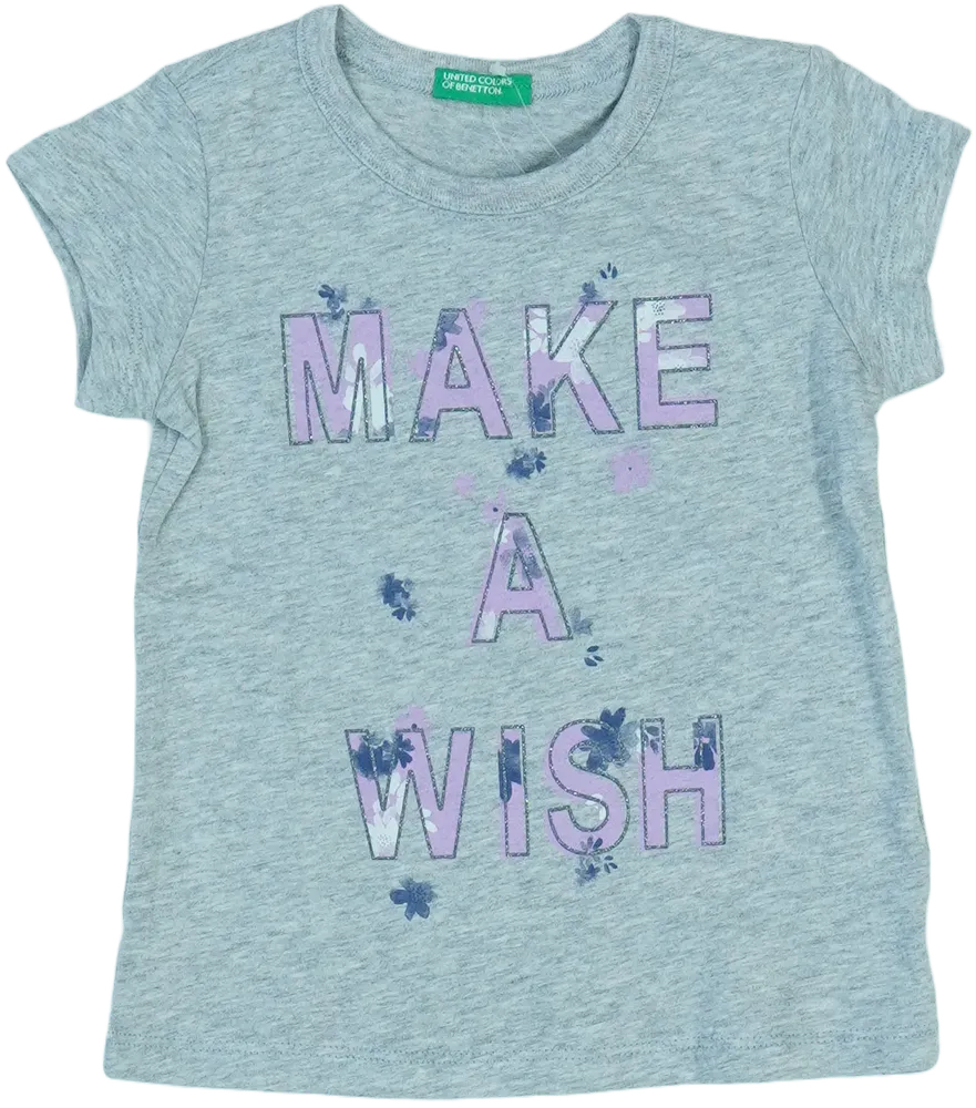 Szürke Benetton Póló EU 86 / UK 12-18 hónap / US 18 hónap