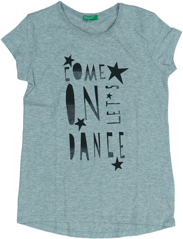 Szürke Benetton Póló EU 128 / UK 8 év / US 8 év/M