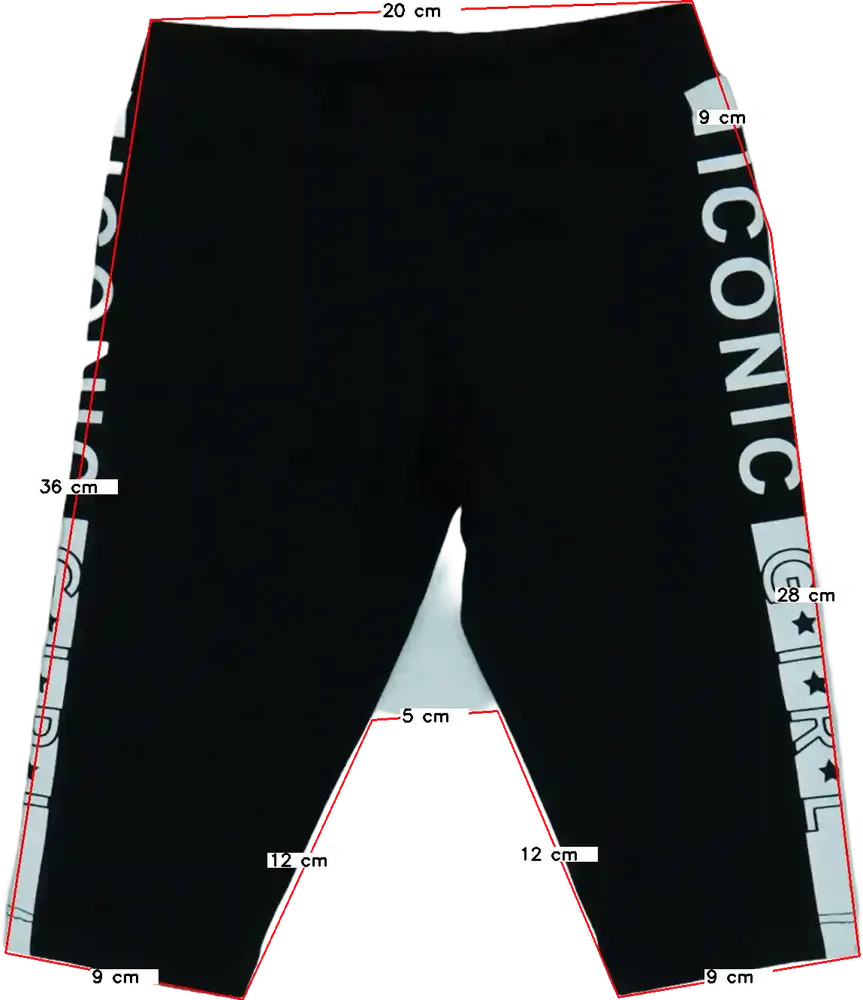 Fekete Benetton Leggings EU 80 / UK 9-12 hónap / US 12 hónap