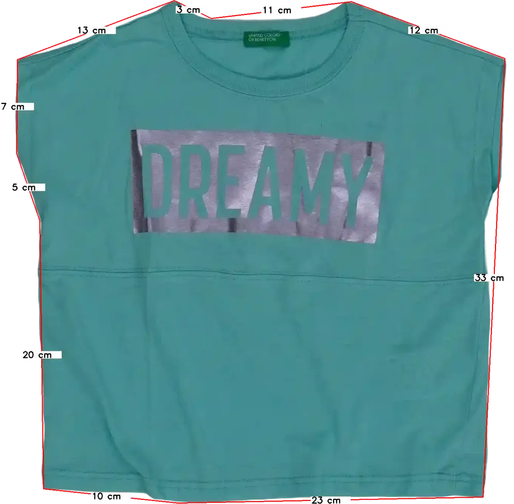 Kék Benetton Póló EU 86 / UK 12-18 hónap / US 18 hónap