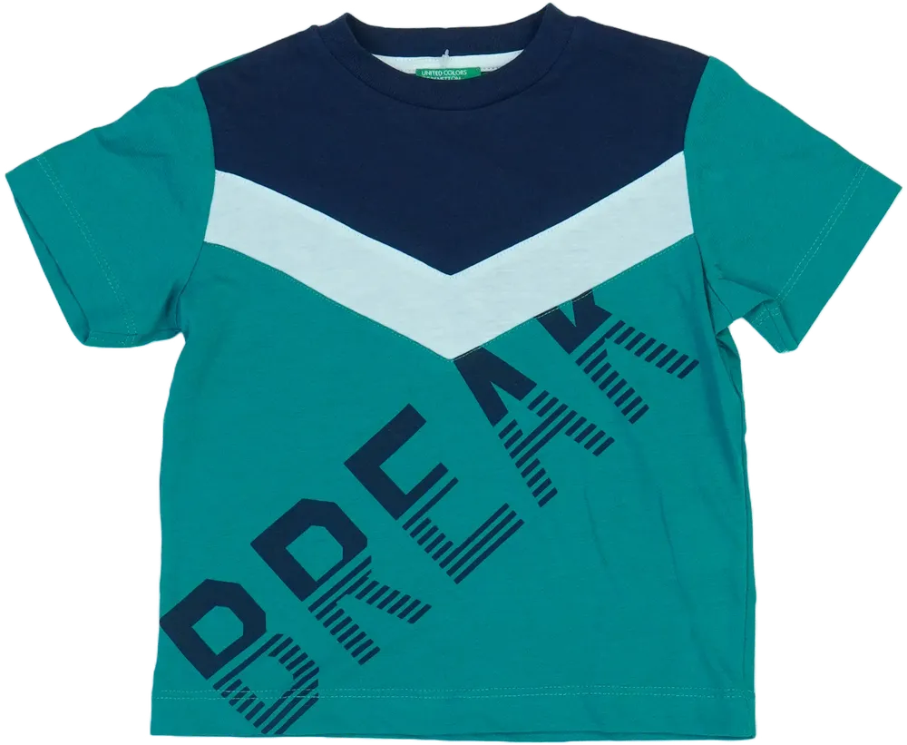 Zöld Benetton Póló EU 92 / UK 2 év / US 2T