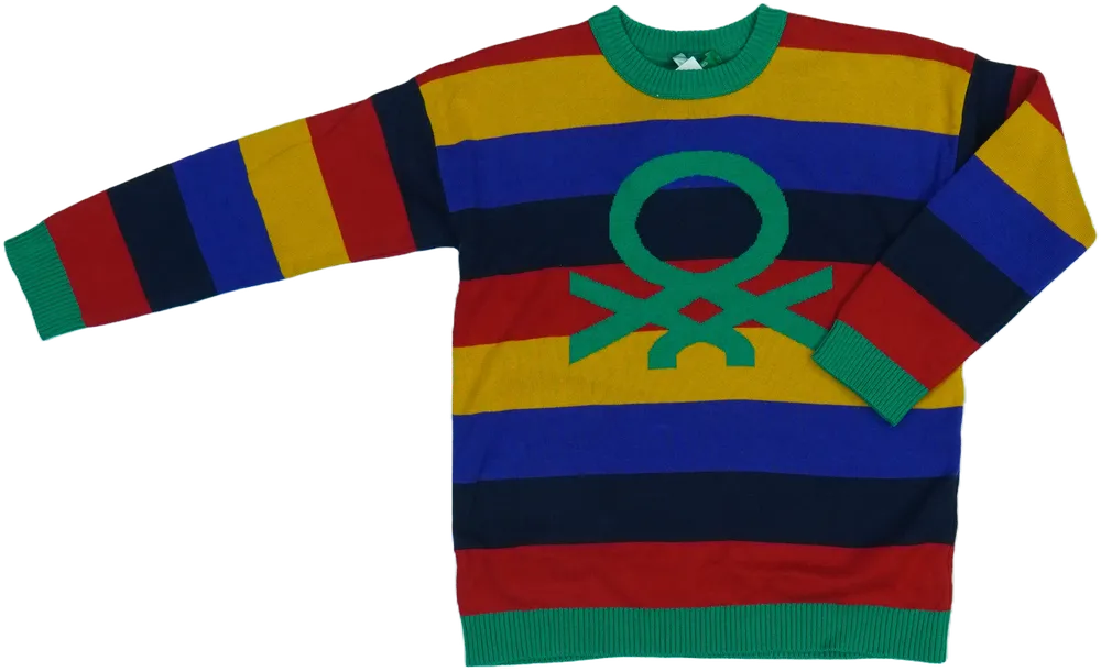 Többszínű Benetton Kötött pulcsi EU 110 / UK 5 év / US 5 év/XS