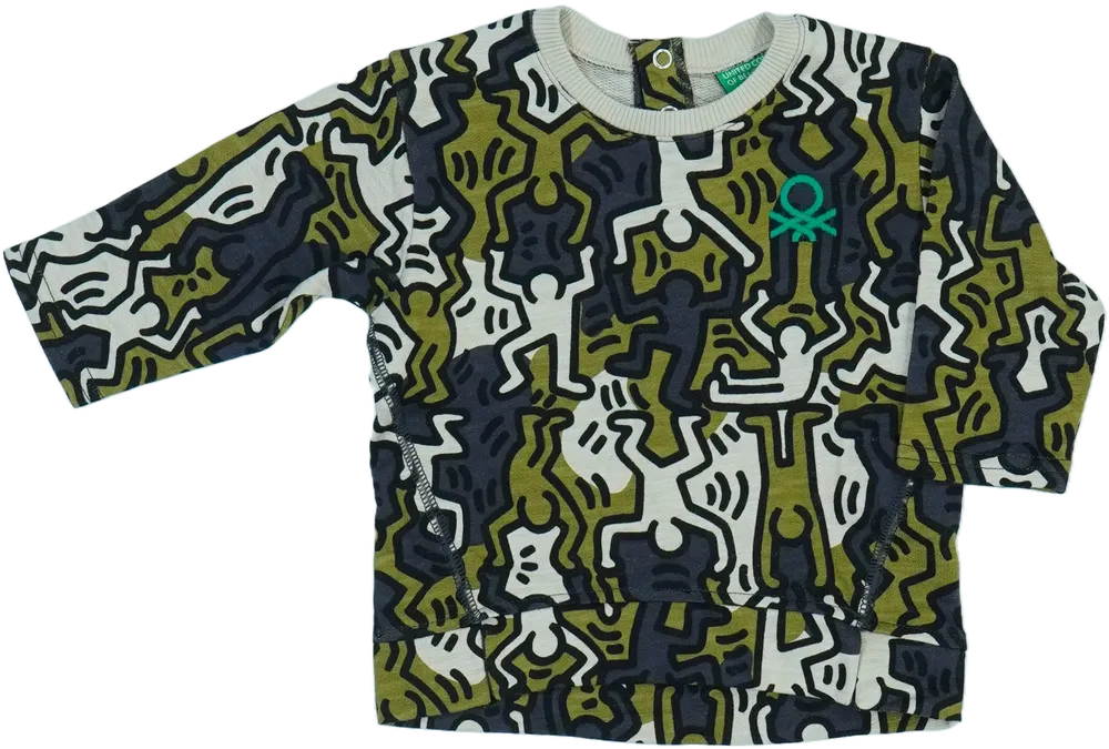 Többszínű Benetton Pulóver EU 74 / UK 6-9 hónap / US 6-9 hónap