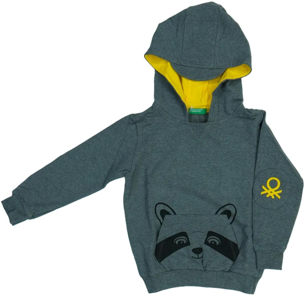 Szürke Benetton Kapucnis pulóver EU 104 / UK 4 év / US 4T/XS