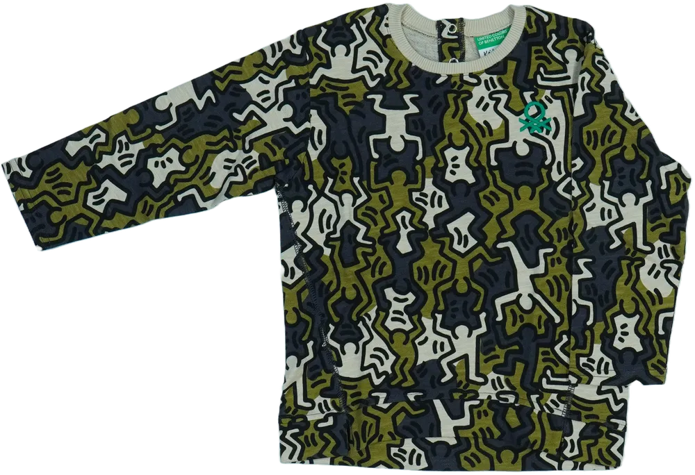 Többszínű Benetton Pulóver EU 104 / UK 4 év / US 4T/XS