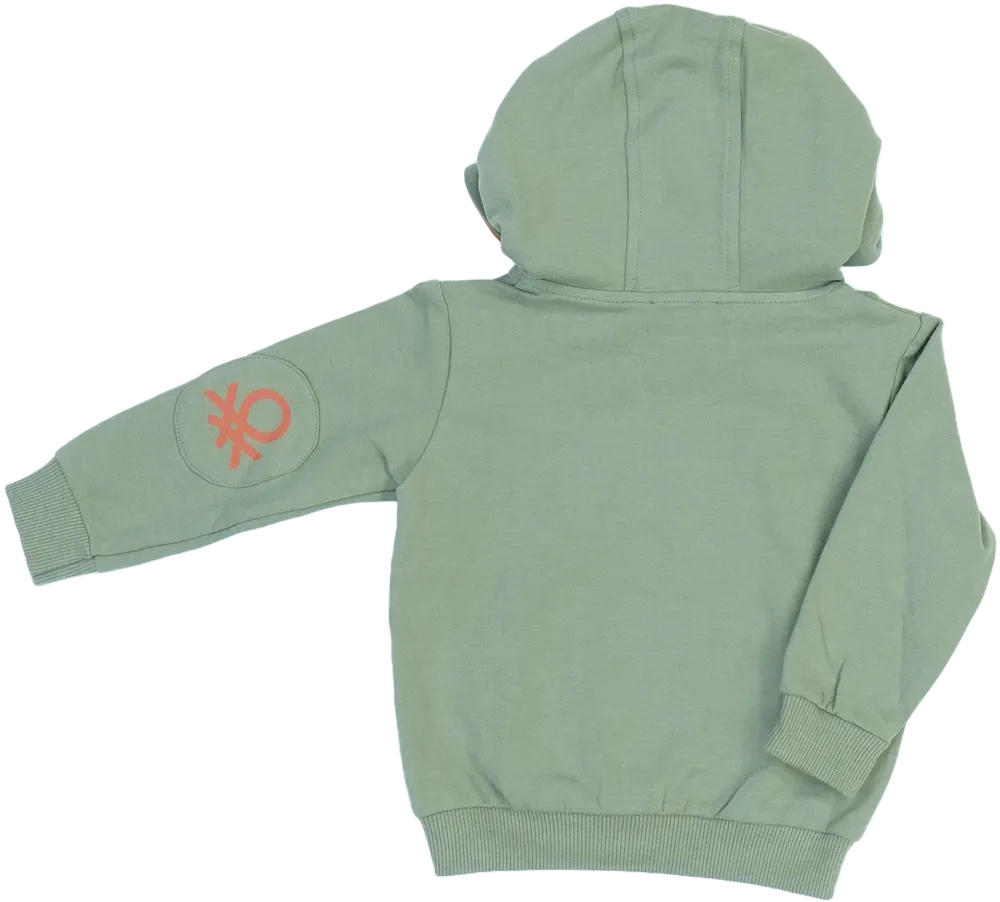 Zöld Benetton Kapucnis pulóver EU 80 / UK 9-12 hónap / US 12 hónap