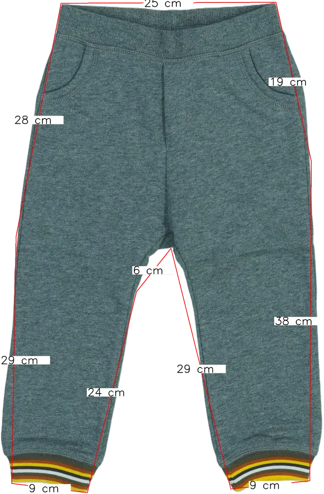 Szürke Benetton Melegítőnadrág EU 104 / UK 4 év / US 4T/XS