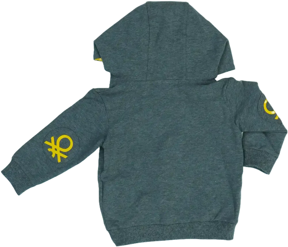 Szürke Benetton Kapucnis pulóver EU 62 / UK 0-3 hónap / US 0-3 hónap