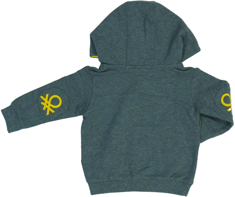 Szürke Benetton Kapucnis pulóver EU 68 / UK 3-6 hónap / US 3-6 hónap