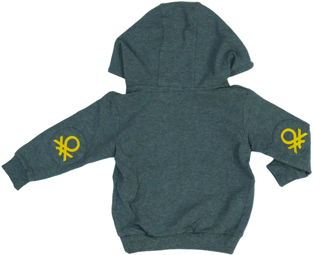 Szürke Benetton Kapucnis pulóver EU 74 / UK 6-9 hónap / US 6-9 hónap