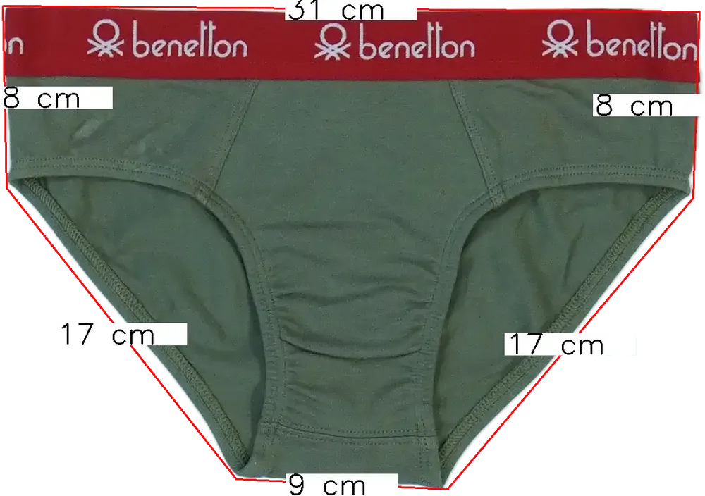 Zöld Benetton Fiú / Férfi alsónadrág EU 152 / UK 12 év / US 12 év/L