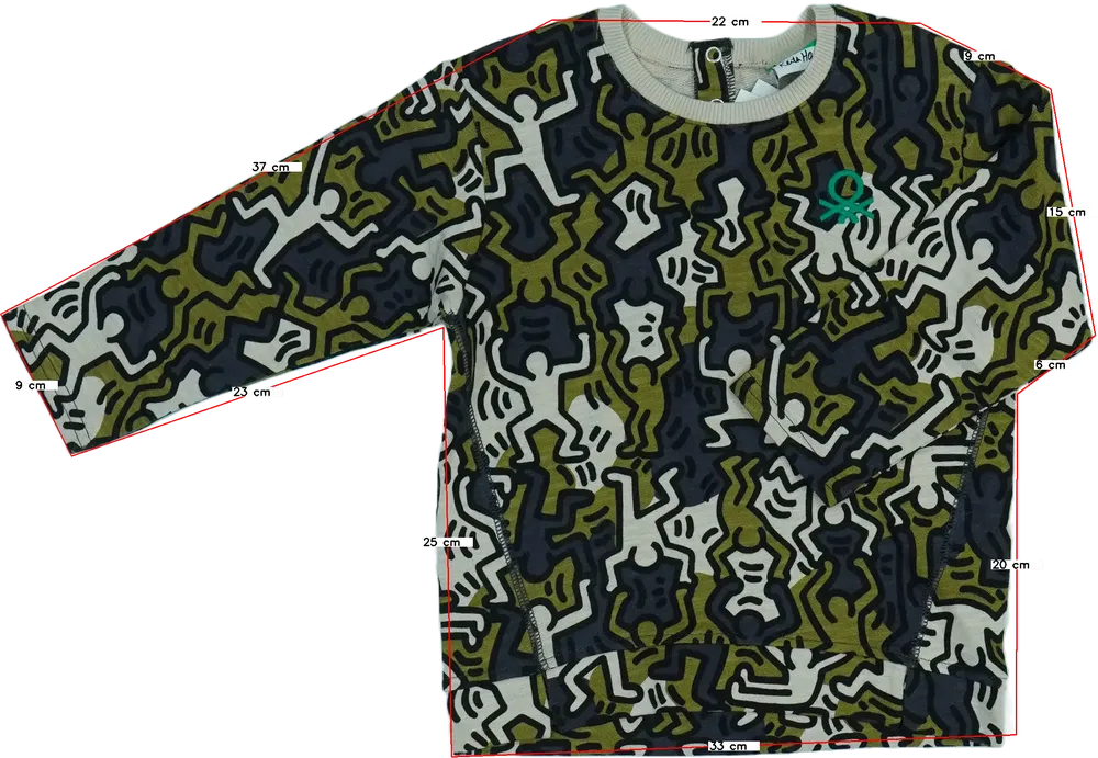 Többszínű Benetton Pulóver EU 98 / UK 3 év / US 3T