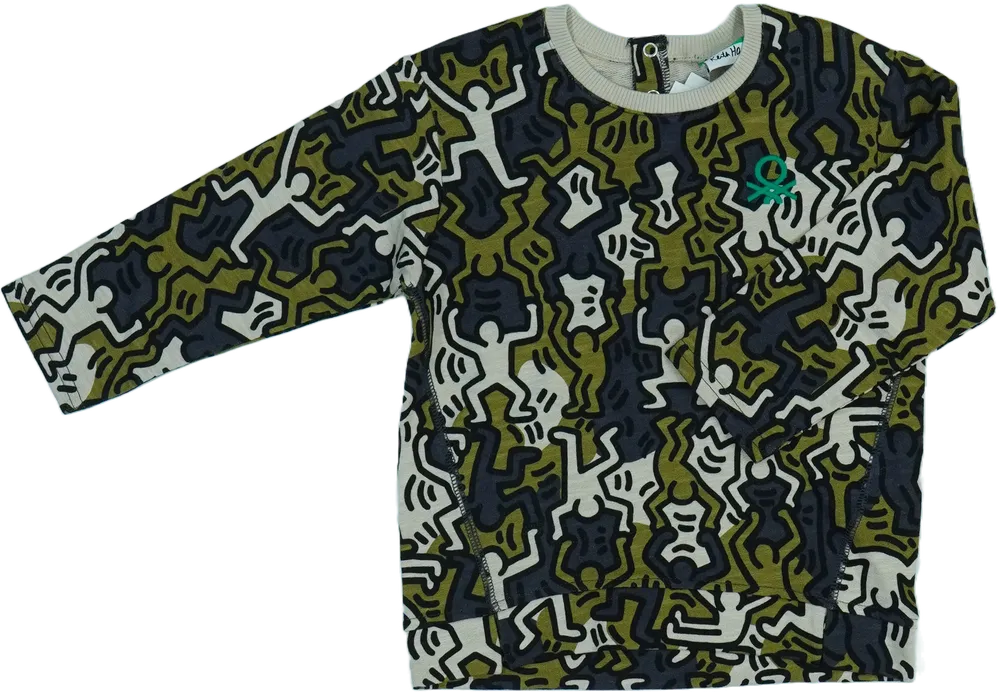 Többszínű Benetton Pulóver EU 98 / UK 3 év / US 3T