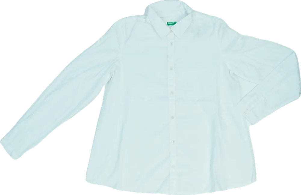 Fehér Benetton Blúz EU 164 / UK 14 év / US 14 év/XL